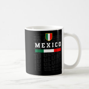 Taza De Café Orgullo Camiseta Vintage Bandera Fútbol Soccer Méx