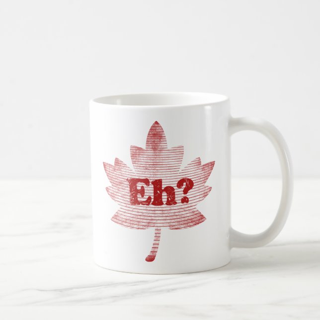 Taza De Café Orgullo canadiense de hojas de arce (Derecha)