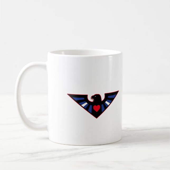 Taza De Café Orgullo de Águila de Cuero (Izquierda)