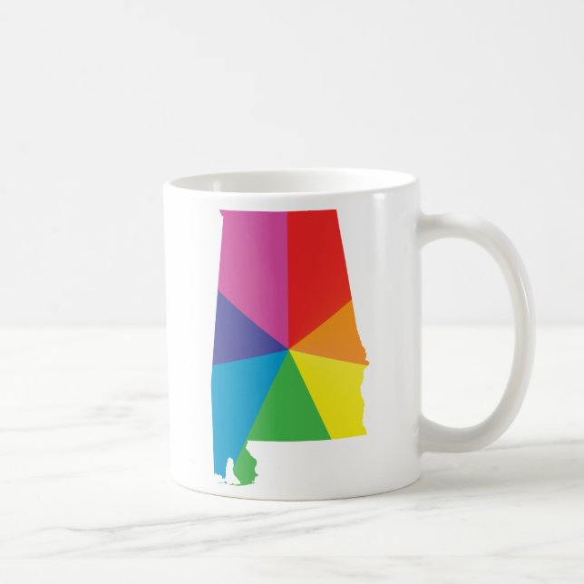 Taza De Café orgullo de alabama. (Derecha)