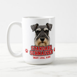 Taza De Café 🐾 Orgullo de Amante de Schnauzer Estándar 🐾