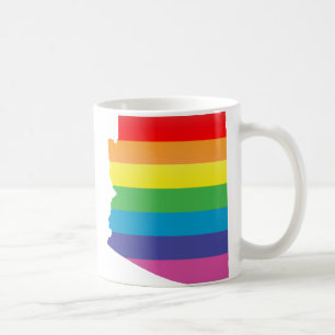 Taza De Café orgullo de arizona. desnudado.