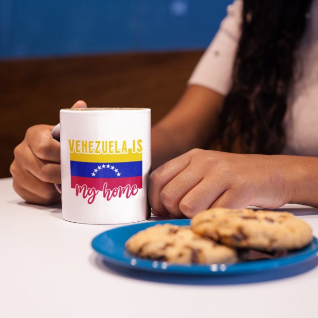 Taza De Café Orgullo de Bandera de Venezuela (venezuela is my home coffee mug)