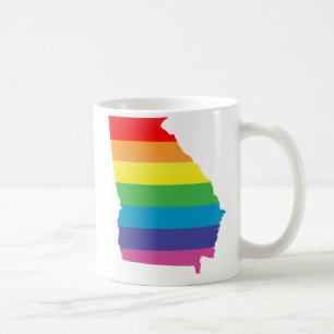 Taza De Café orgullo de georgia. desnudado.