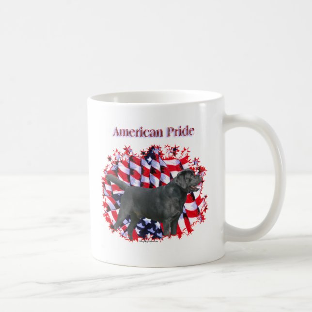Taza De Café Orgullo de los labradores negros (Derecha)