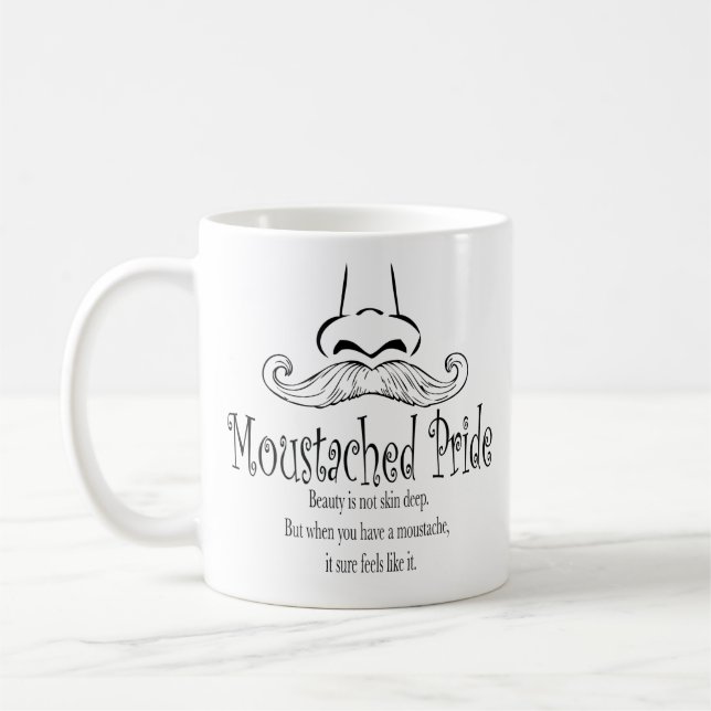 Taza De Café Orgullo de Moustached (Izquierda)