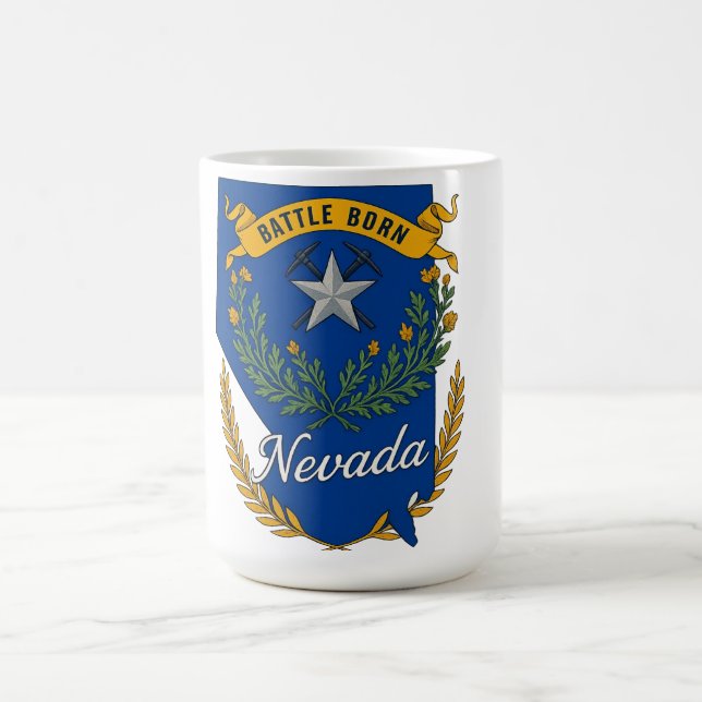 Taza De Café Orgullo de Nevada (Centro)