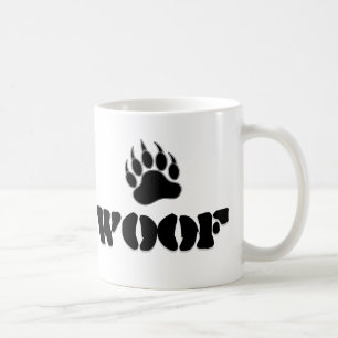 Taza De Café Orgullo de oso gay Pata de oso WOOF