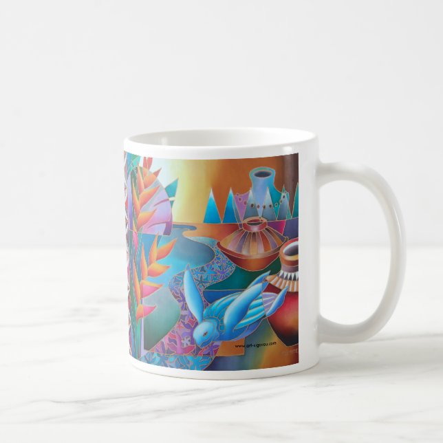 Taza De Café ORGULLO de PASIFIKA - "Noqu Viti " (Derecha)