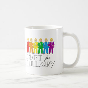 Taza De Café Orgullo de traje de Hillary - LGBT por Hillary -