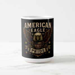 Taza De Café Orgullo del águila americana – Libertad audaz de E