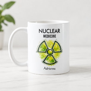 Taza De Café Orgullo del equipo de tecnólogo de MEDICINA NUCLEA