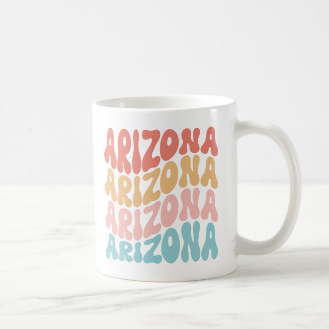 Taza De Café Orgullo del Estado de Arizona (Derecha)