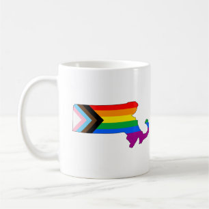 Taza De Café Orgullo del Estado de Massachusetts Progreso de Or