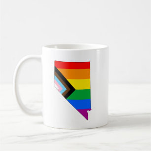 Taza De Café Orgullo del Estado de Nevada Progreso de Orgullo L