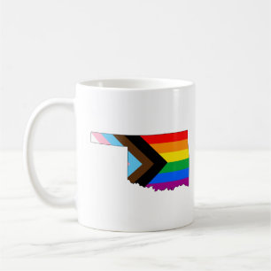 Taza De Café Orgullo del Estado de Oklahoma LGBTQ Progreso Orgu