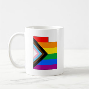 Taza De Café Orgullo del Estado de Utah Progreso de Orgullo LGB
