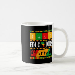 Taza De Café Orgullo del mes de la historia negra de los educad