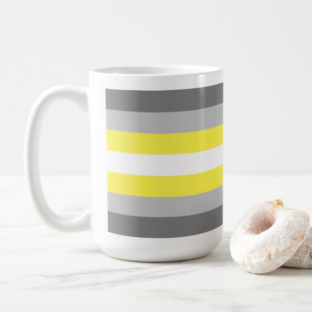 Taza De Café Orgullo demigénero (Con donut)