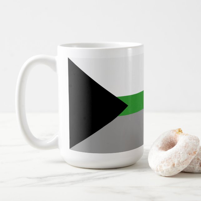 Taza De Café Orgullo Demiromántico (Con donut)