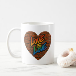 Taza De Café Orgullo El amor colorido es amor