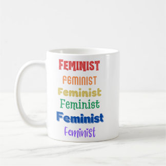 Taza De Café orgullo feminista - letra divertida - camiseta