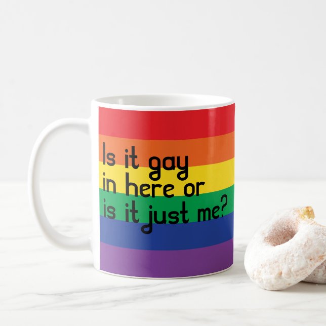 Taza De Café Orgullo gay (Con donut)