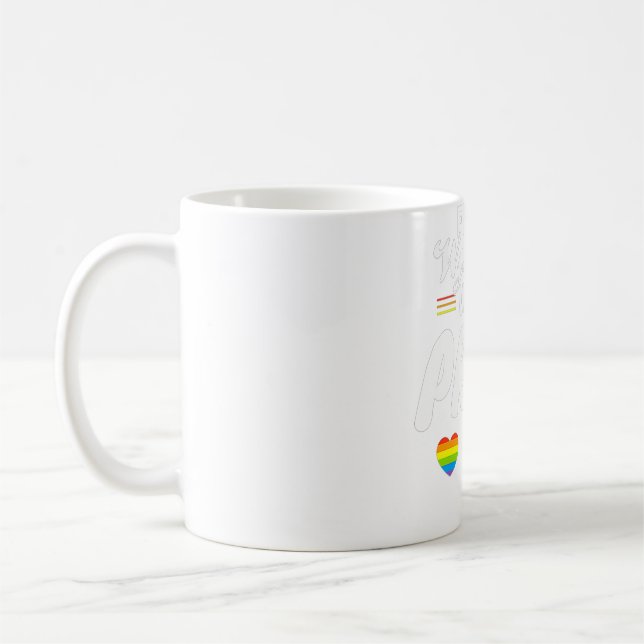 Taza De Café Orgullo Gay Wyoming (Izquierda)