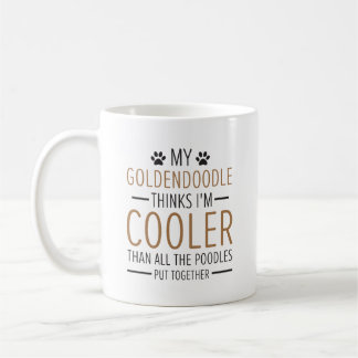 Taza De Café Orgullo "Goldendoodle", dice gracioso perro de Gua