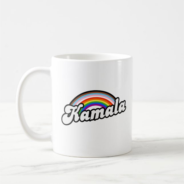 Taza De Café Orgullo inclusivo de Kamala (Izquierda)