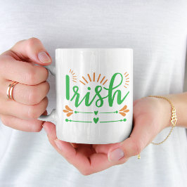 Taza De Café Orgullo irlandés divertido
