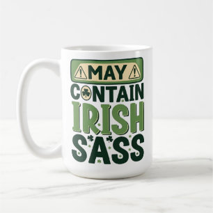 Taza De Café Orgullo irlandés sarcástico divertido
