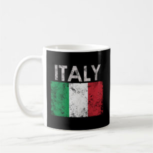 Taza De Café Orgullo italiano de la bandera italiana