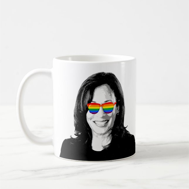 Taza De Café Orgullo Kamala Harris 2024 (Izquierda)