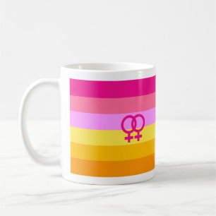 Taza De Café Orgullo Lesbiana Amanecer WLW