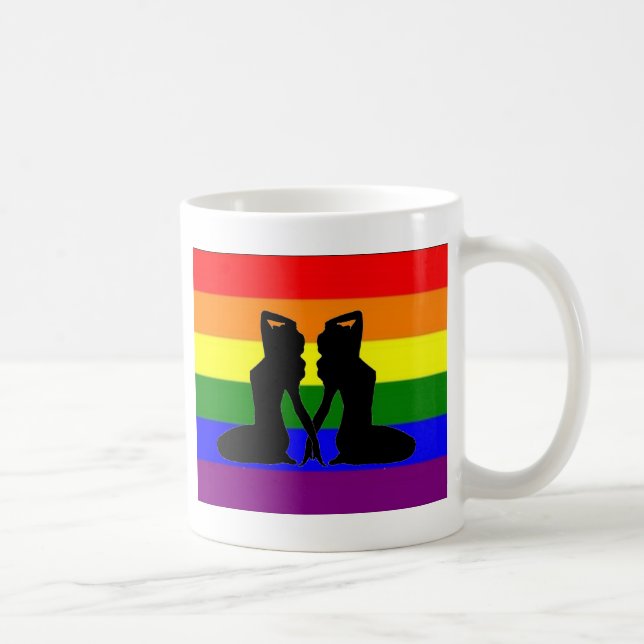 Taza De Café Orgullo lesbiano griego (Derecha)
