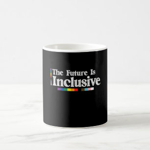 Taza De Café Orgullo LGBT El futuro incluye a lesbianas gay
