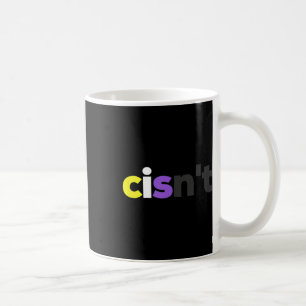 Taza De Café Orgullo Lgbtq No Binario Cisnt - Cisnt Lgbt No