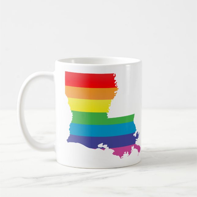 Taza De Café orgullo louisiana. (Izquierda)