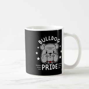 Taza De Café Orgullo Mascot Inglés Bulldog Y Lealtad