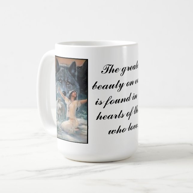 Taza De Café Orgullo nativo (Anverso izquierdo)