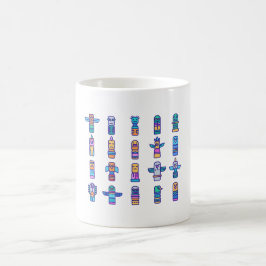 Taza De Café Orgullo nativo canadiense de animales haitianos
