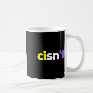 Taza De Café Orgullo No binario Lgbtq, Enby Present _ Nonbi