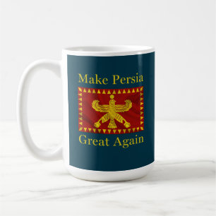 Taza De Café Orgullo Persa Iraní Irán Haz que Persia sea Grande