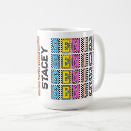 Taza De Café Orgullo Personalizado Senior 2025