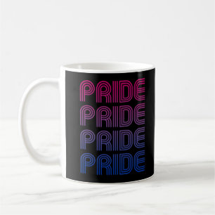 Taza De Café Orgullo Retro Bisexual