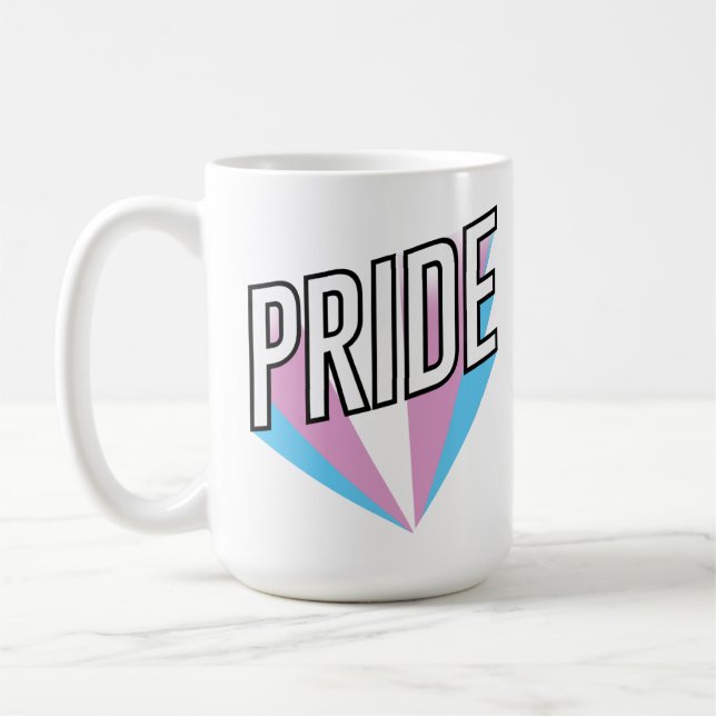 Taza De Café Orgullo Trans Explosión (Izquierda)
