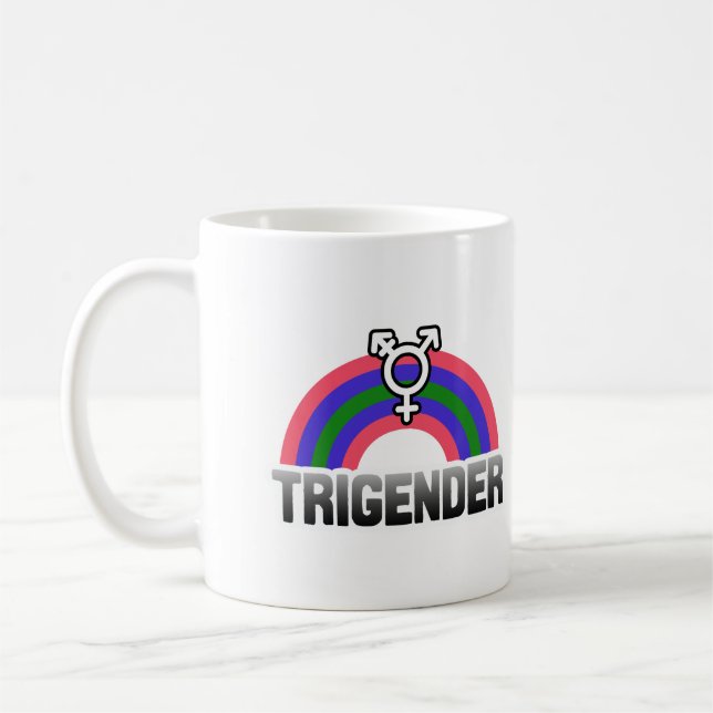 Taza De Café Orgullo Trigénero (Izquierda)
