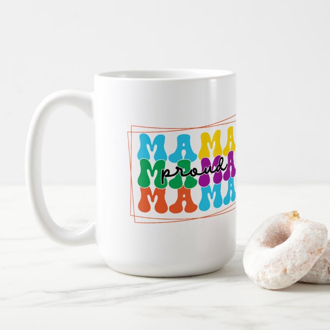 Taza De Café Orgullosa amargura por el autismo (Con donut)