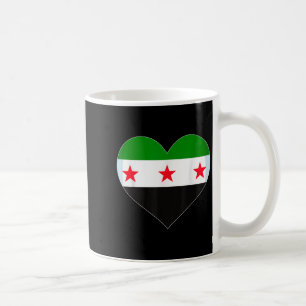 Taza De Café Orgullosa bandera siria vintage libera a Siria de